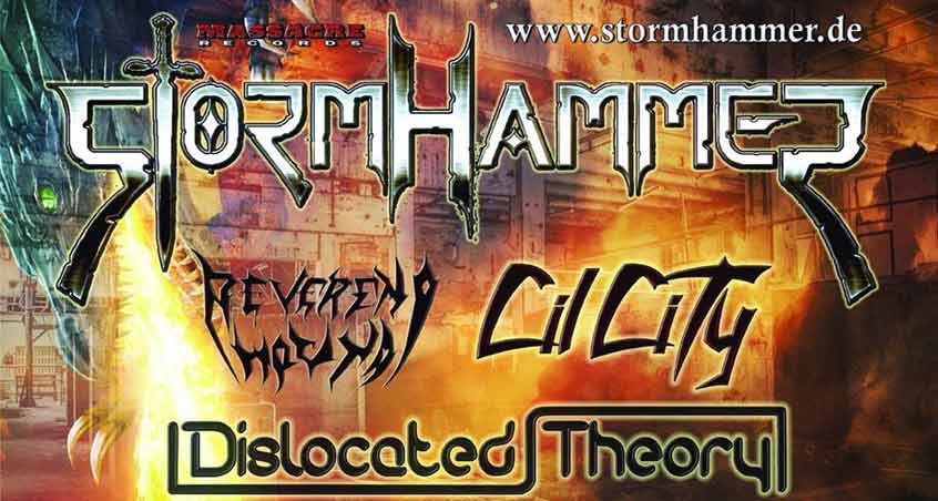 Ankündigunge der CD-Release-Party von Stormhammer