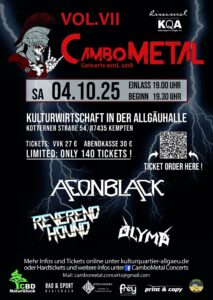 Ein Flyer für das Cambo Metal Vol. VII